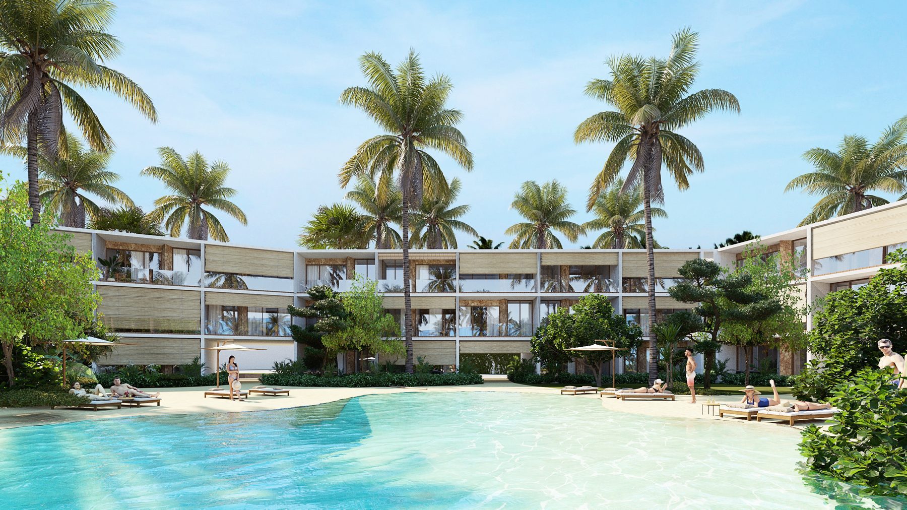 Exterior — the residences and grounds